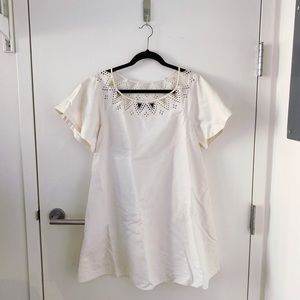 3.1 PHILLIP LIM | White Swing Dress Pockets and cut out detail rare
